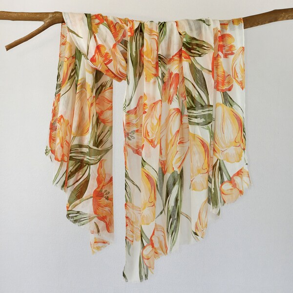 Rotate Flower Scarf Top 113520 2322