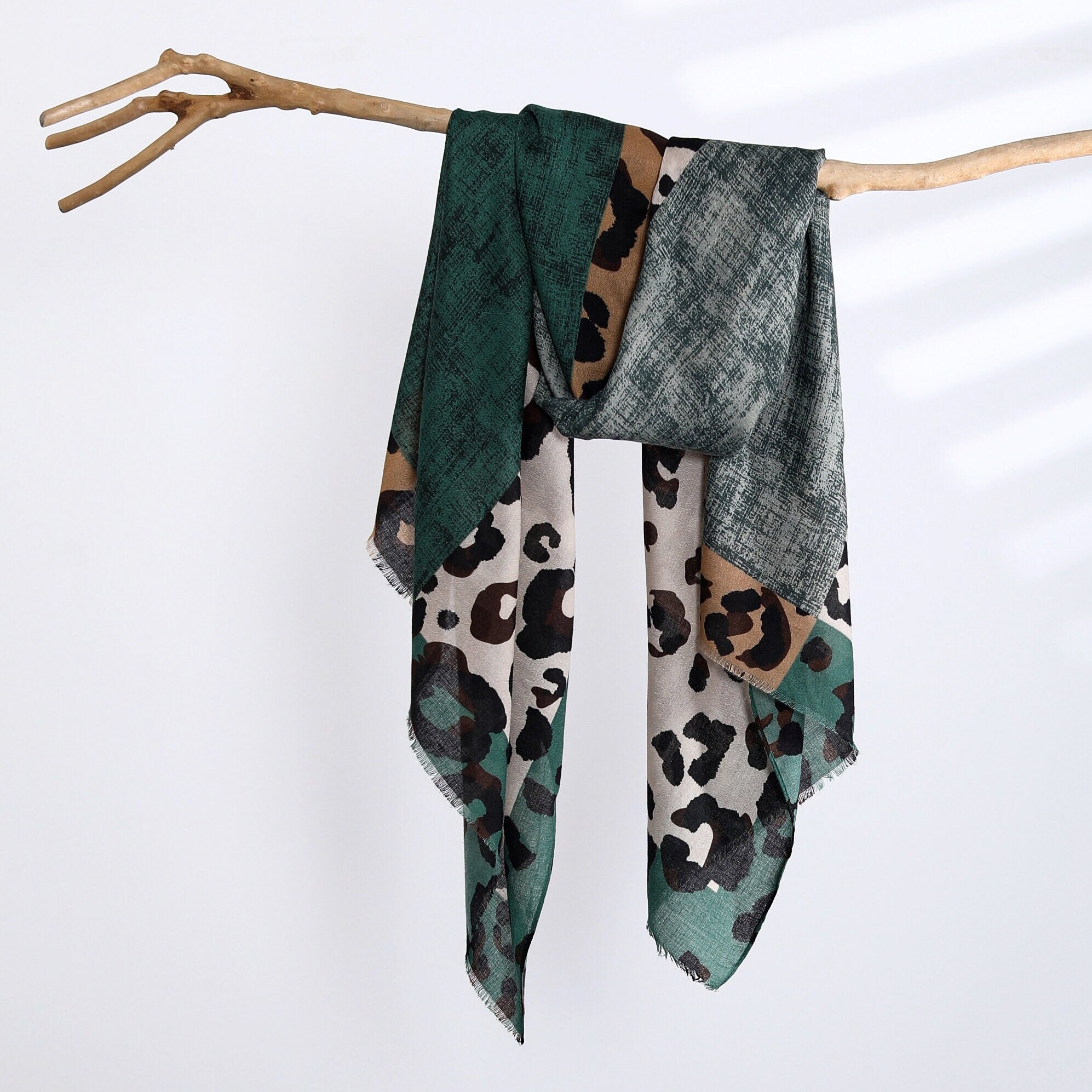 🧡 Scarf Leopard Print - Short scarf