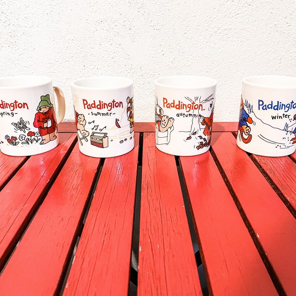 Paddington Seasons Mugs (Price for Set)