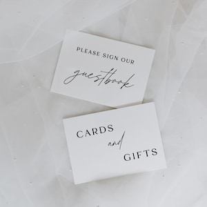 Cartes de mariage et cadeaux de mariage en acrylique moderne à signer s'il vous plaît notre livre d'or, enseignes de réception de mariage, tableau pour cartes et cadeaux, livre d'or