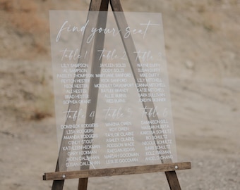 wedding seating plan, wedding seating chart, seating chart, seating plan, find your seat, acrylic seating chart, acrylic seating plan