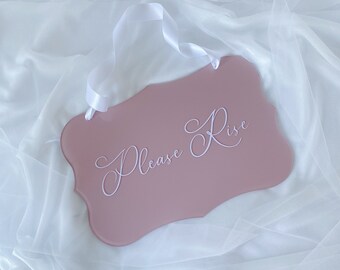 Here comes the bride wedding sign for ring bearer, ring bearer sign, bride entrance sign, acrylic wedding decor, flower girl, bridal party