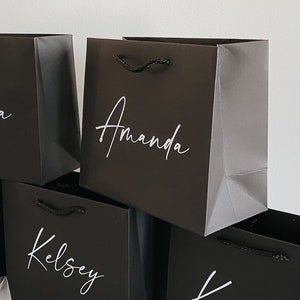 personalized luxury gift bags for bridesmaids groomsmen bachelorette parties bridal party gifts thank you baby bridal shower