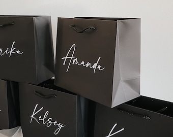 personalized luxury gift bags for bridesmaids groomsmen bachelorette parties bridal party gifts thank you baby bridal shower