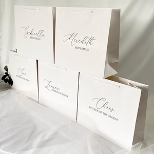 personalized luxury gift bags for bridesmaids groomsmen bachelorette parties bridal party gifts thank you baby bridal shower