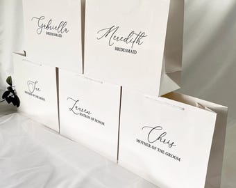 personalized luxury gift bags for bridesmaids groomsmen bachelorette parties bridal party gifts thank you baby bridal shower