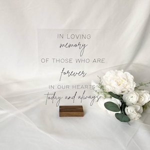 Acrylique dans le signe de la mémoire affectueuse, cette bougie brûle signe pour la décoration de mariage, si le paradis n'était pas si loin, signe commémoratif pour le jour du mariage