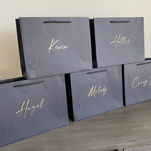 personalized luxury gift bags for bridesmaids groomsmen bachelorette parties bridal party gifts thank you baby bridal shower