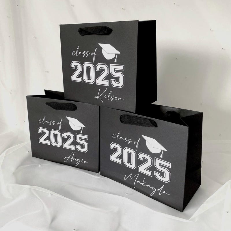 💖Buy 2 Free Shipping💖(Set of 2pcs) Graduation Gift Bag, Graduation Gifts, Class of 2025, Gift for Graduation, Grad 2025, Personalized Gift Bag, Class of 2025 Gifts, Gift Bag