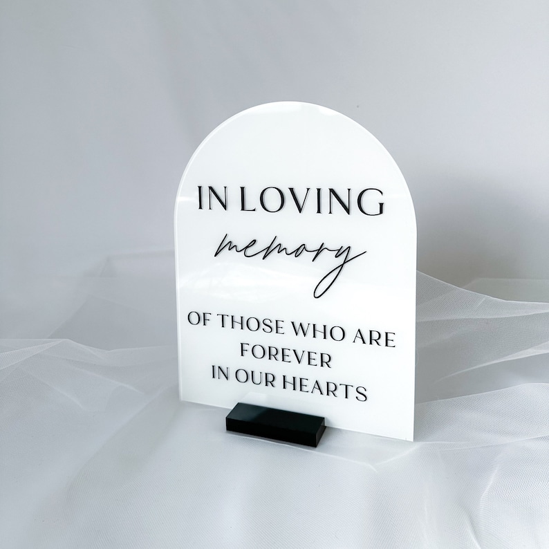 acrylic in loving memory sign, this candle burns sign for wedding decor, if heaven wasn't so far away sign, memorial sign for wedding day, reserved in loving memory, wedding memorial chair, cards and gifts, wedding guestbook sign, modern wedding sign