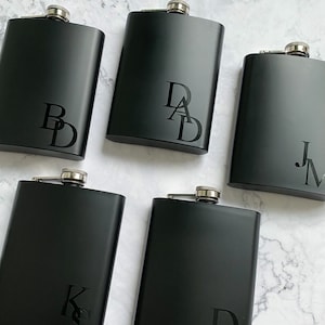 Personalized flask DECAL ONLY for groomsmen gifts, gift father day gift bachelor party gift for men customized flask monogrammed flask DECAL