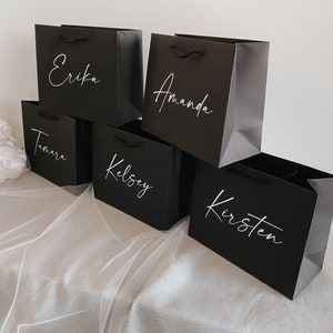 personalized luxury gift bags for bridesmaids groomsmen bachelorette parties bridal party gifts thank you baby bridal shower