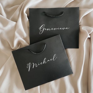 personalized luxury gift bags for bridesmaids groomsmen bachelorette parties bridal party gifts thank you baby bridal shower