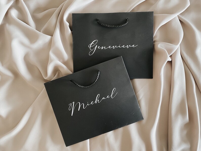 personalized luxury gift bags for bridesmaids groomsmen bachelorette parties bridal party gifts thank you baby bridal shower