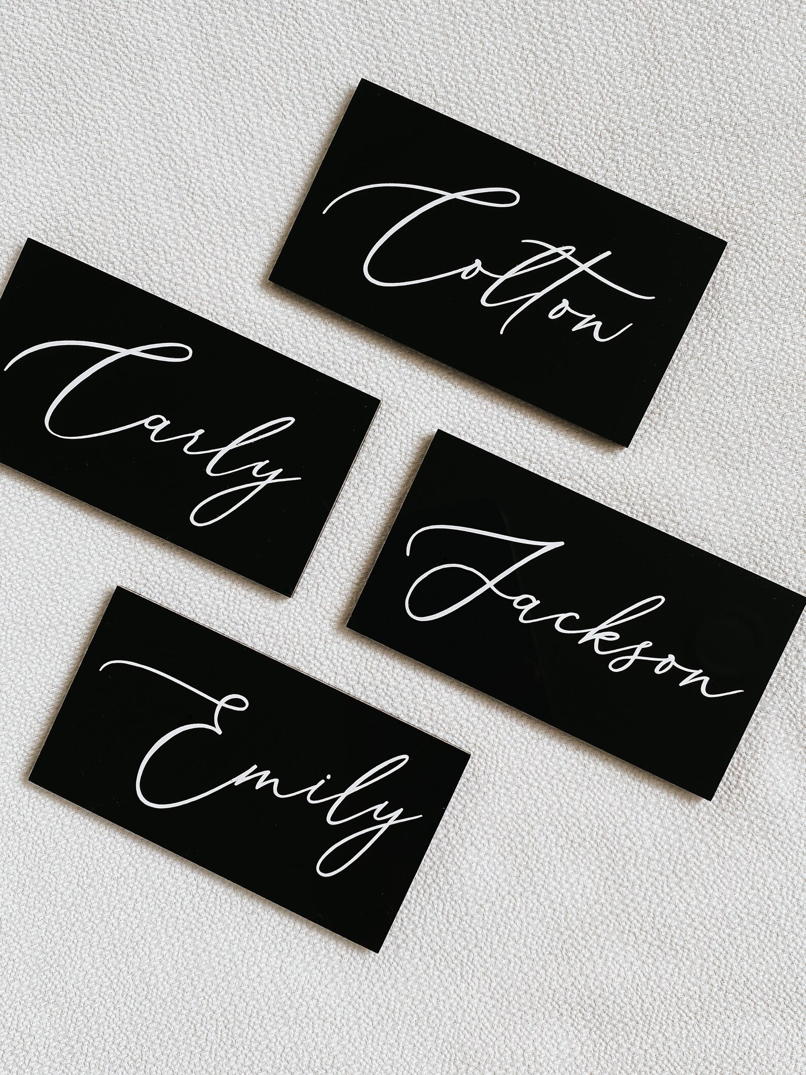 Acrylic Place Cards Wedding Name Places Wedding Place Cards Etsy Canada