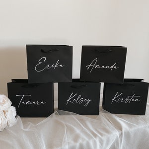 personalized luxury gift bags for bridesmaids groomsmen bachelorette parties bridal party gifts thank you baby bridal shower