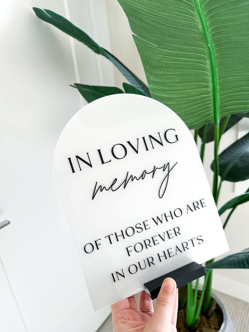 acrylic in loving memory sign, this candle burns sign for wedding decor, if heaven wasn't so far away sign, memorial sign for wedding day, reserved in loving memory, wedding memorial chair, cards and gifts, wedding guestbook sign, modern wedding sign