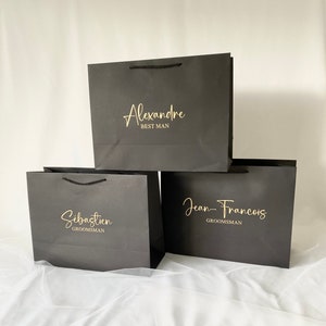 personalized luxury gift bags for bridesmaids groomsmen bachelorette parties bridal party gifts thank you baby bridal shower image 9