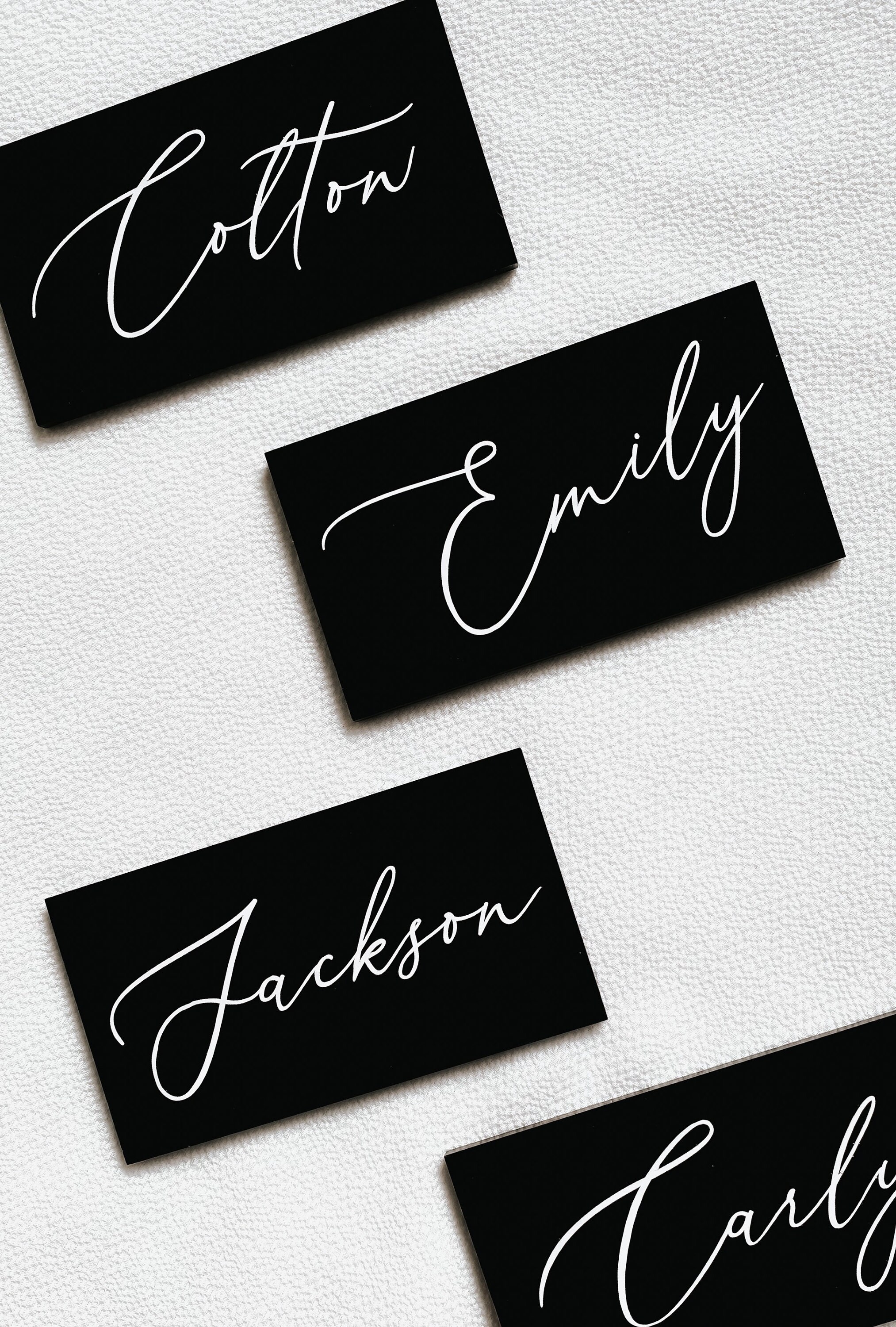 Acrylic Place Cards Wedding Name Places Wedding Place Cards Etsy Canada