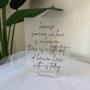 Enseigne de décoration de mariage, dépolie ou transparente, cette bougie brûle, enseigne pour mariages, messages de deuil