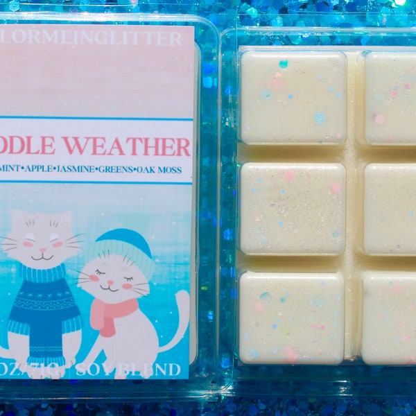 Cuddle Weather | Strong Scented Wax Melt | Phthalate Free | Soy Wax Melt | Fall Wax Melt | Autumn Wax Melt | Made in Oklahoma | Great Gift