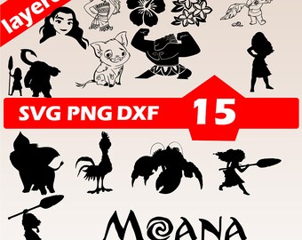 Moana Cliparts Etsy