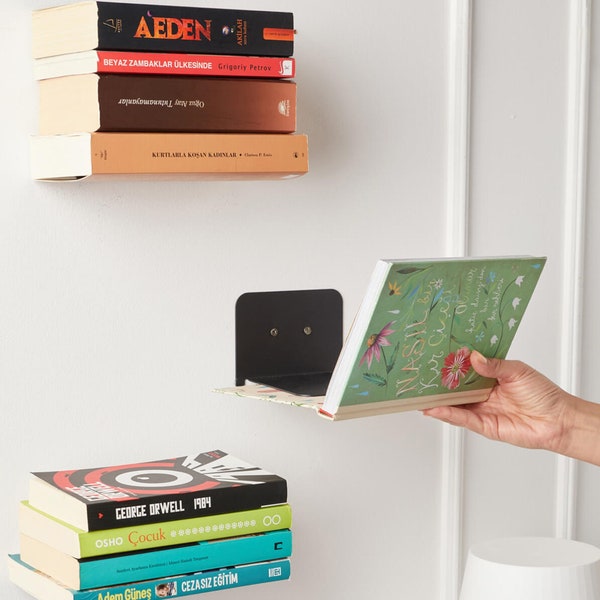 Floating Bookshelf Etsy