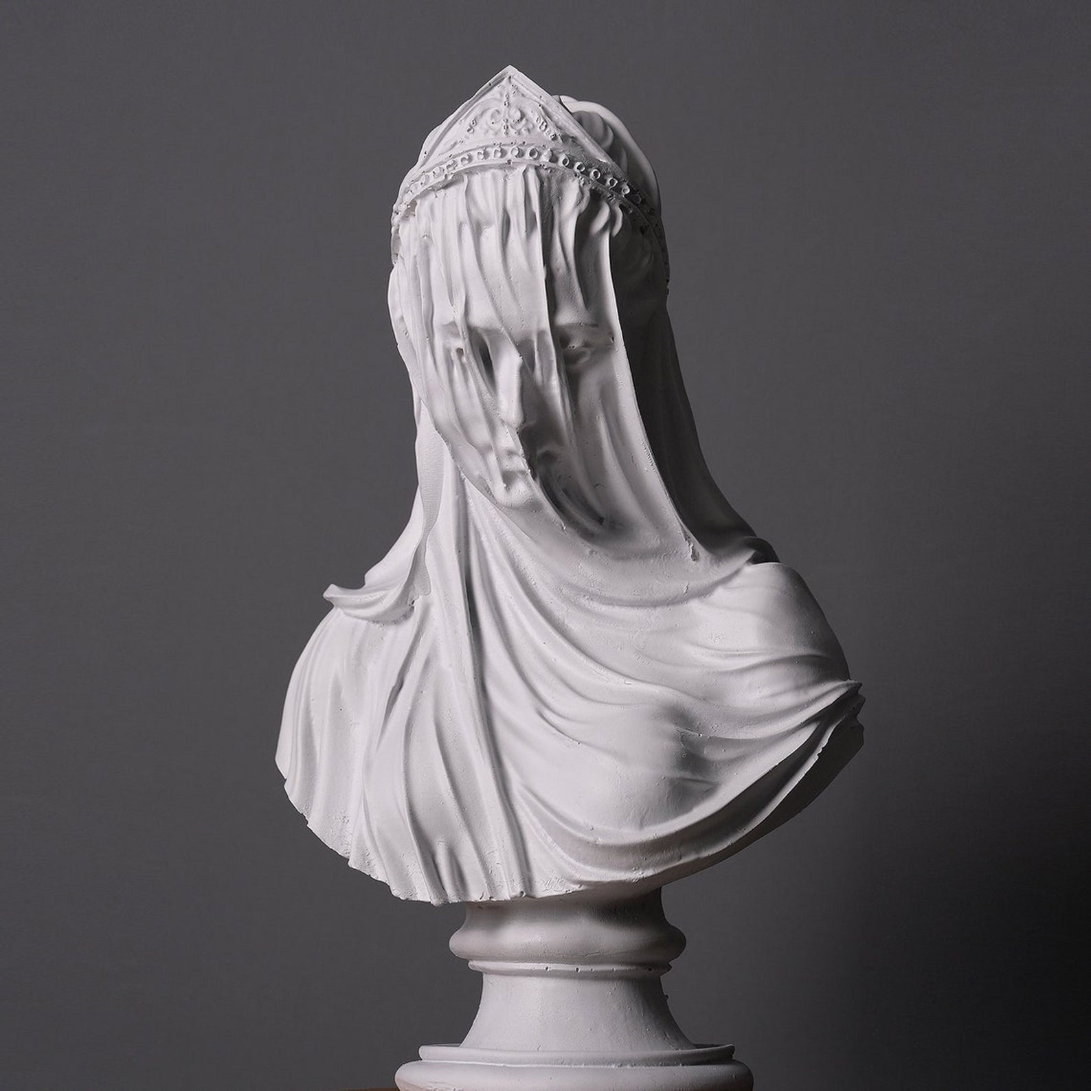 La statue de la Vierge voilée statue voilée de la dame Etsy France