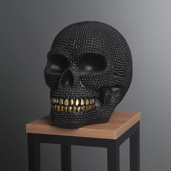 Skull Sculpture Etsy