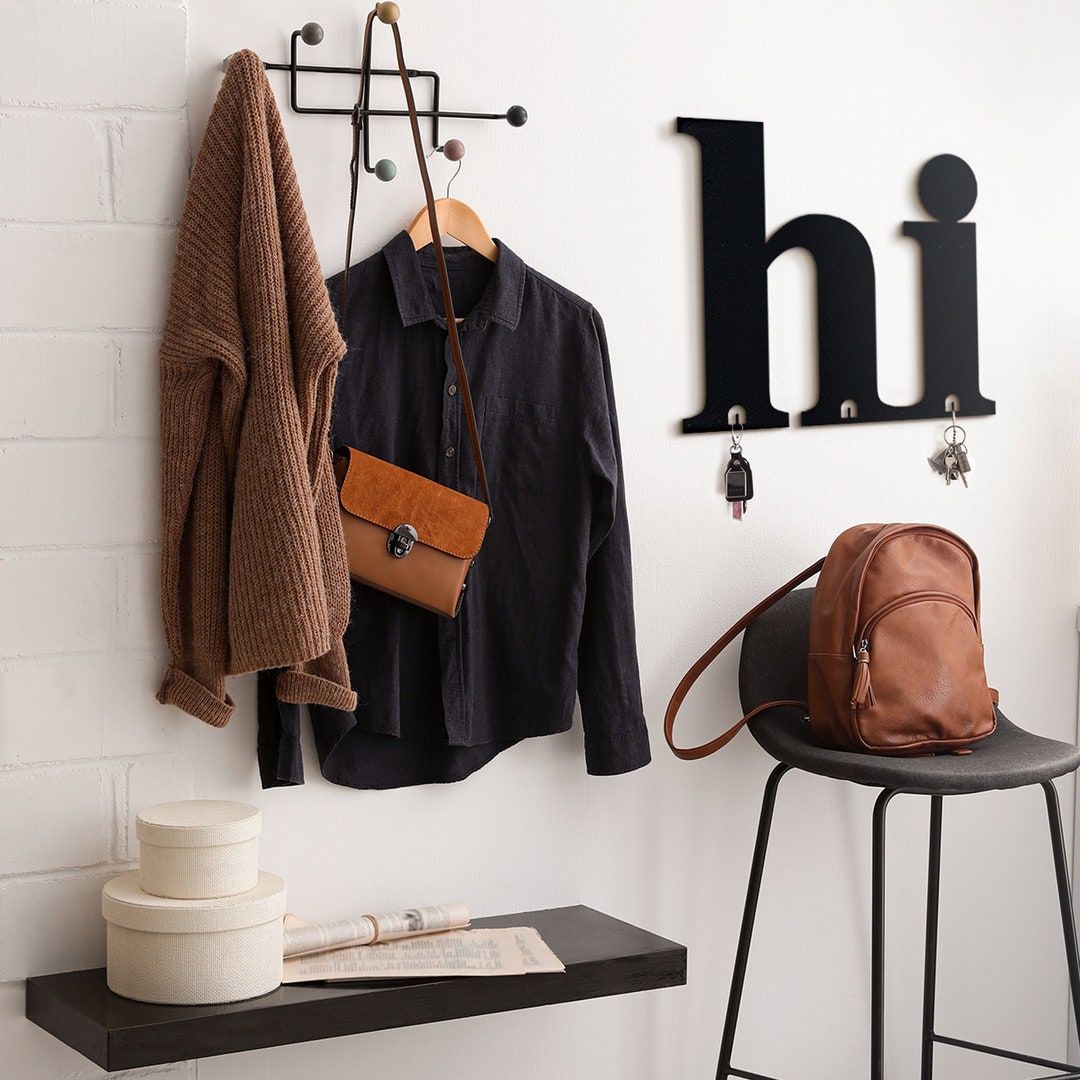 Modern Wall Coat Rack metal Wall Art for Entryway Coat Etsy