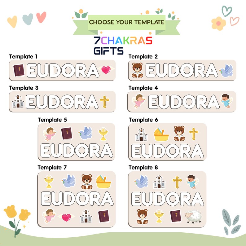 Personalized Baptism Gift Baby, Christening Gifts Boy and Girl, First