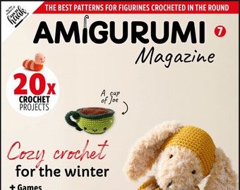 Fun Amigurumi Magazine - 20 Projekte - Ausgabe 7 - 3 November 2023 - Bestseller Amigurumi Pattern Magazine - PDF Version Sofortdownload