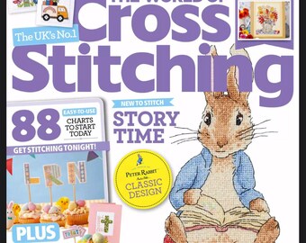 Cross Stitch Rabbit Special Issue- 88 Designs- The World of Cross Stitching Magazine  Instant Download PDF Version