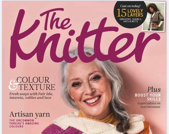 The Knitter - Heft 198 – 25 Januar 2024 Magazin Ausgabe - Bestseller Magazin -PDF Version Sofortiger Download- Wöchentliche Magazine