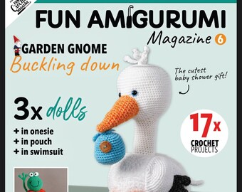 Fun Amigurumi Magazin 17 Projekte Juli 2023- Bestseller Amigurumi Pattern Magazine -PDF Version Sofort-Download