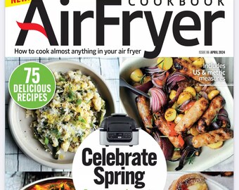 Livre de cuisine Air Fryer - Édition spéciale printemps - Magazine de recettes best-seller - Version PDF à téléchargement immédiat - Magazines hebdomadaires