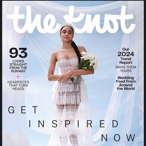 The Knot Weddings Magazine – Spring 2024 - Best Seller Bridal Magazine - PDF Version Instant Download