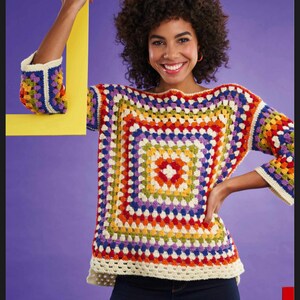 Granny Square Collection  86 Patterns – 16 July 2021  - Art & Craft Magazine- Instant Download PDF Version