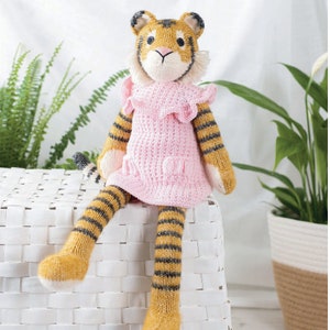 Knitted Wild Animal Friends - Over 40 Knitting Patterns for wild animal dolls and cloths- Instant Download PDF Version