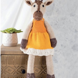 Knitted Wild Animal Friends - Over 40 Knitting Patterns for wild animal dolls and cloths- Instant Download PDF Version