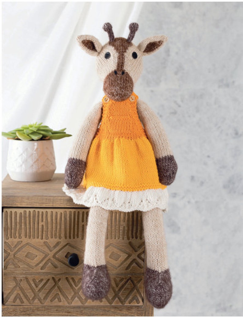 Knitted Wild Animal Friends - Over 40 Knitting Patterns for wild animal dolls and cloths- Instant Download PDF Version