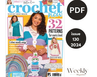 Crochet Now – Número 103 Edición de la revista 2024 - Revista Best Seller -Versión PDF Descarga instantánea- Revistas semanales