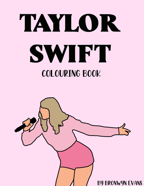 DIGITAL Taylor Swift Colouring Book 