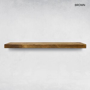 Floating Wood Shelves (Includes Mounting Hardware)