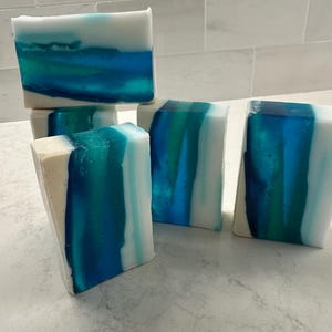 Sea Glass Soap Bars 5 oz Full Size Bars