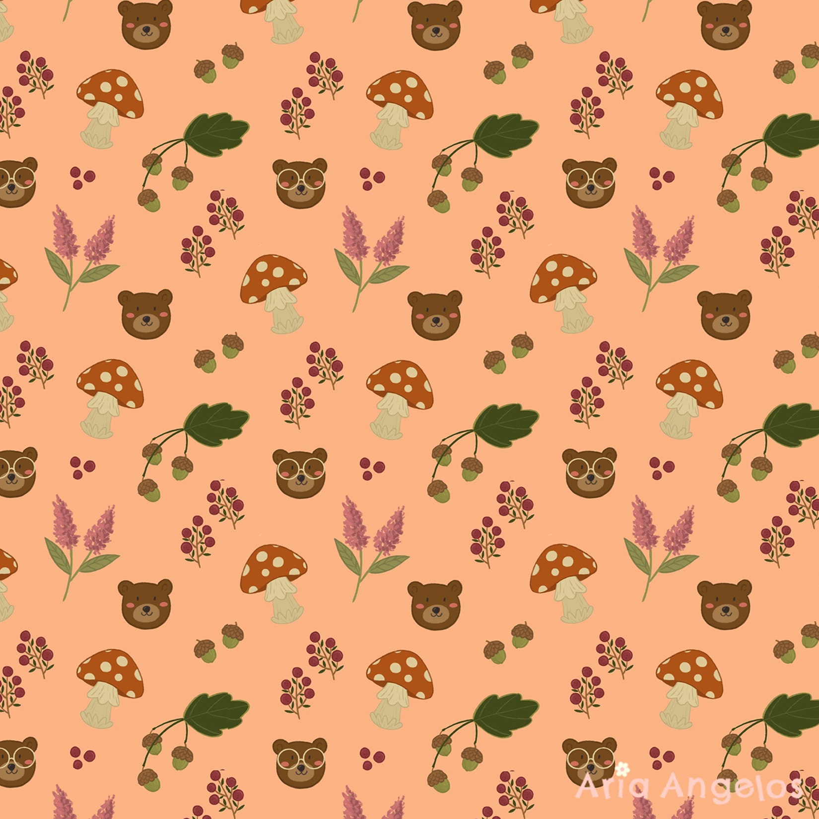 Kawaii Bear Desktop Wallpaper - Etsy
