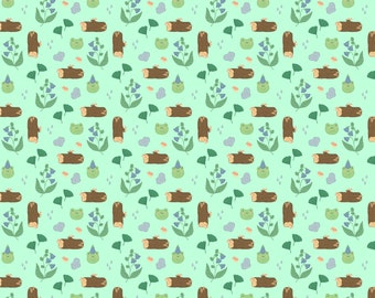 Kawaii Frog Desktop Wallpaper