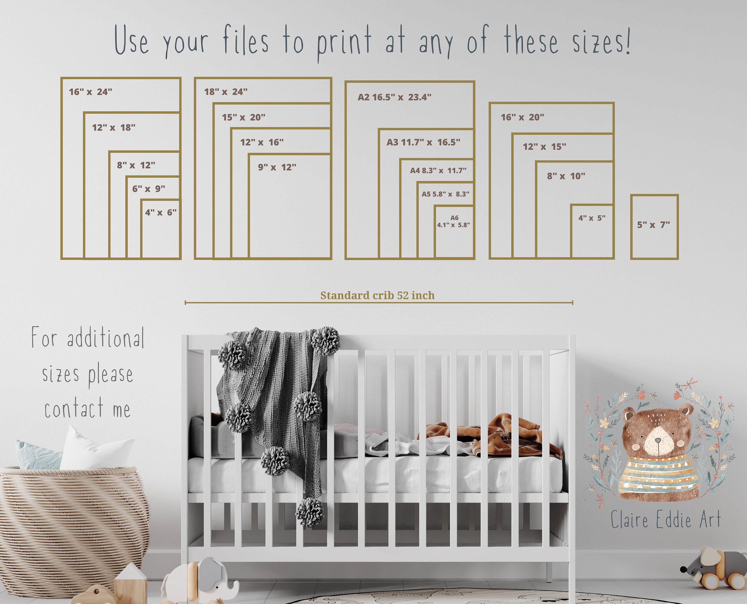 Farm Nursery Print, Tractor Kids Print, Farmyard Printable, Farm ...