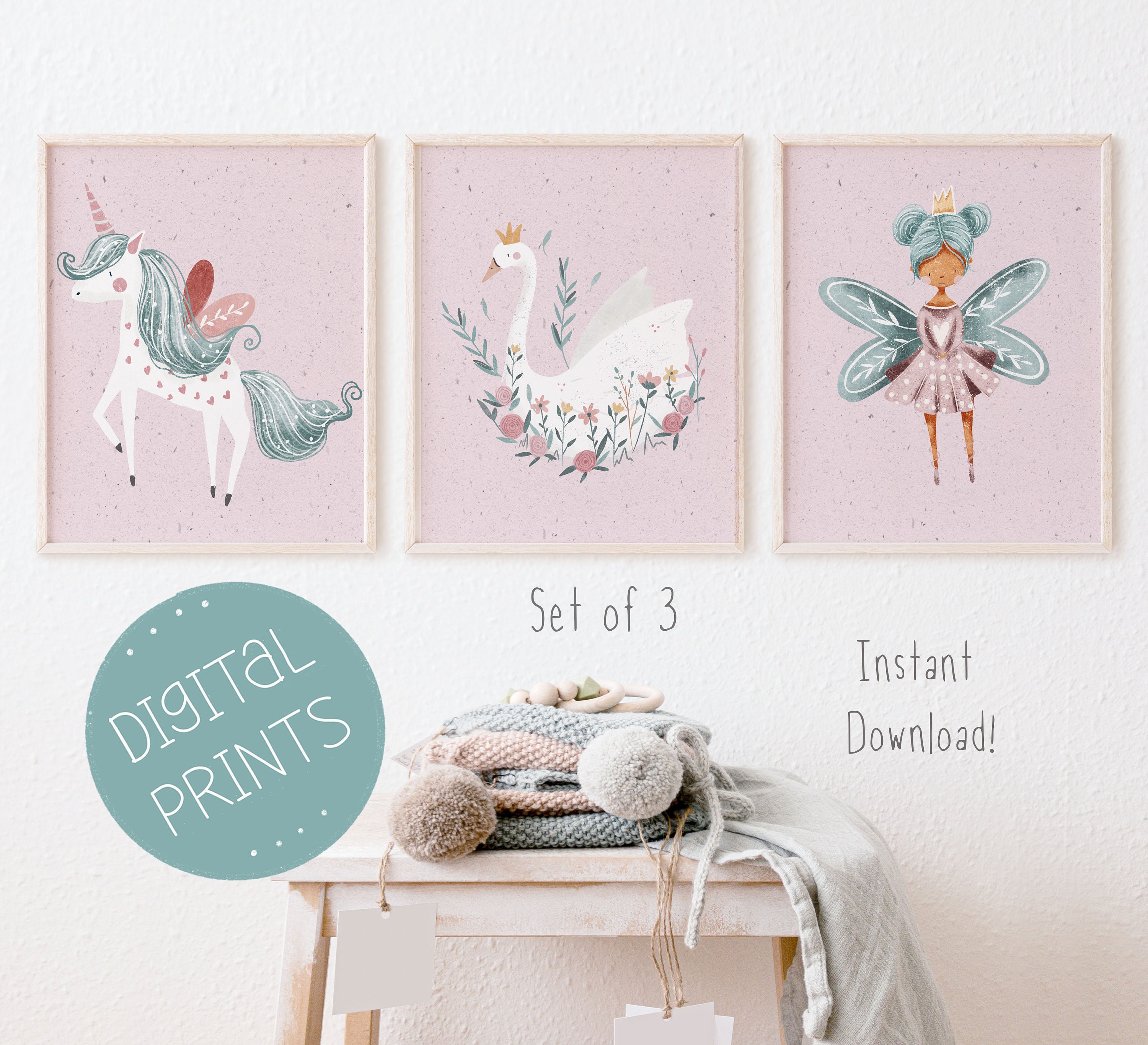 Hansel & Gretel Fairy Tale Ballet pastel print