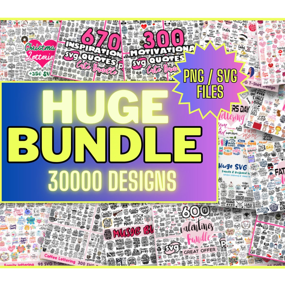 30000 SVG Sticker Bundle PNG Printable Stickers - Etsy